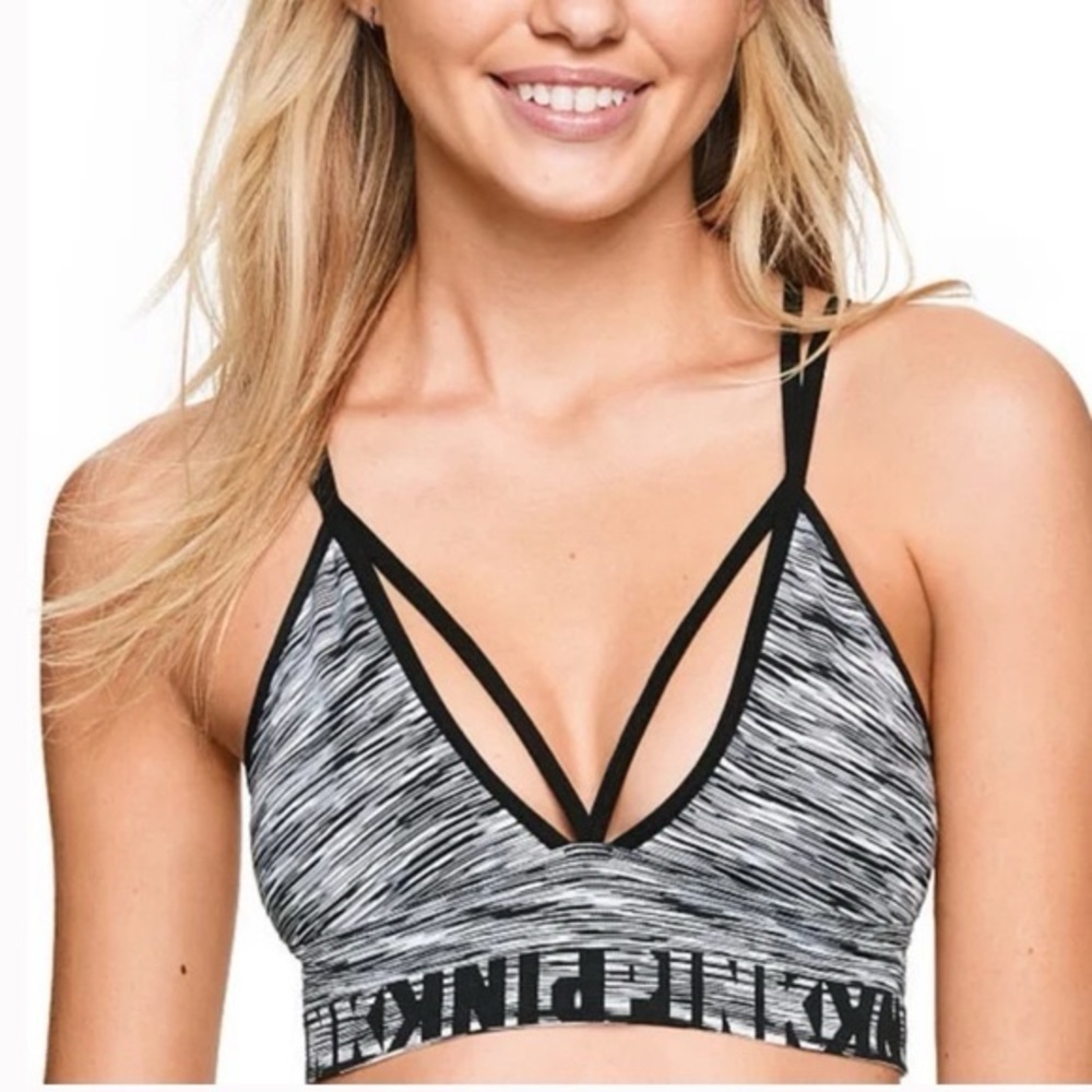 Victoria’s Secret Cool & Comfy Strappy Sports Bra Bralette Size Small